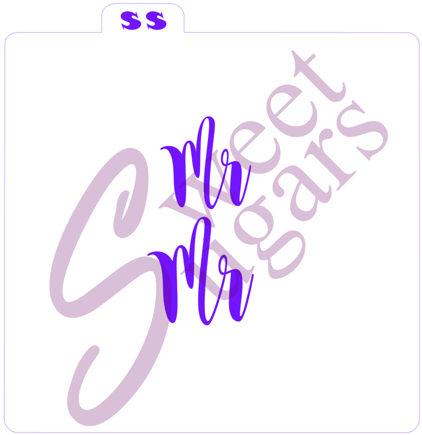 Wedding Ampersand Titles Silkscreen Stencil (3 Options) image 2
