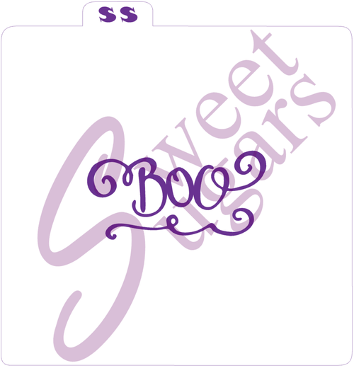 "Boo" Silkscreen Stencil image 0